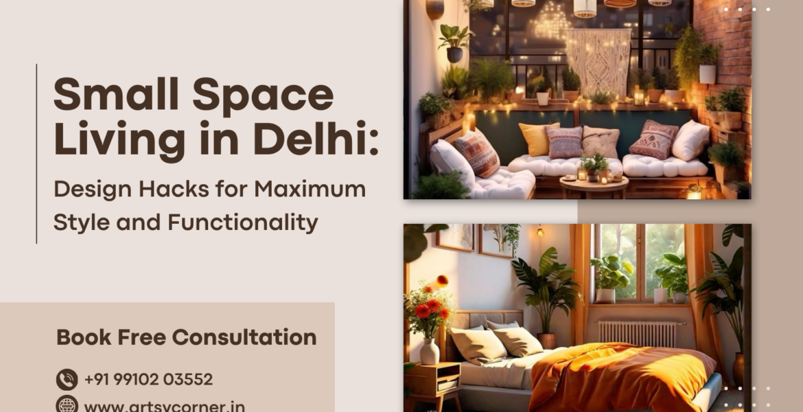 Small Space Living in Delhi: Design Hacks for Maximum Style and Functionality